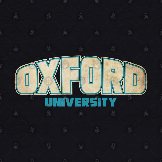 Vintage Oxford University by CTShirts